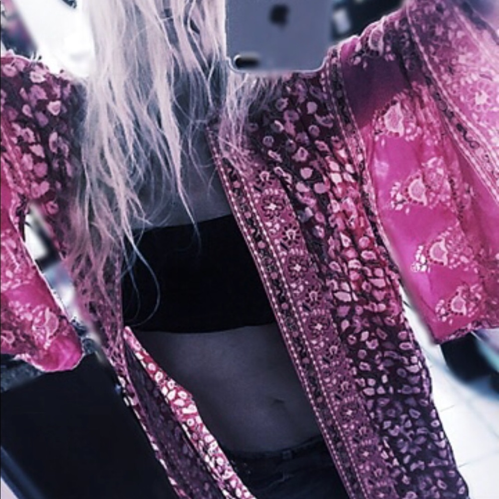 Spell Pink Floral Jacket